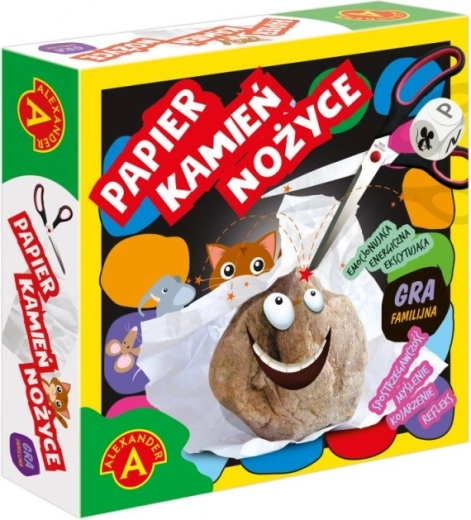 Gra Papier kamień nożyczki Gra rodzinna