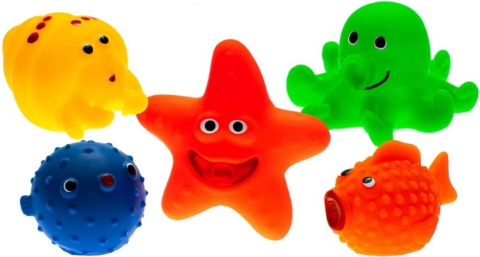Morskie zwierzątka do kąpieli 5 szt.
