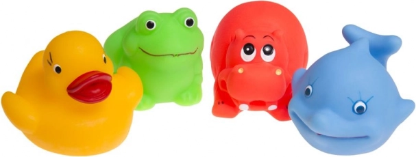 Zwierzątka do kąpieli 4 szt.