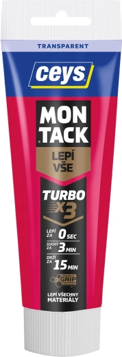 Ceys Montack Turbo przezroczysty klej montażowy 125 ml