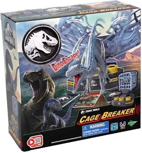 Epoch Jurassic World Cage Breaker – interaktywna gra z dinozaurem