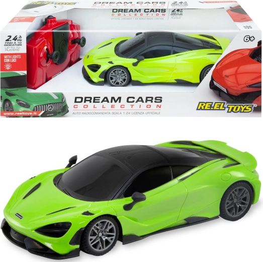 Reel Toys McLaren 765LT RC samochód zdalnie sterowany 1:24 zielony 17 cm - 1 sztuka