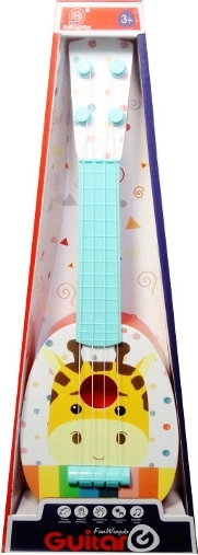 Dziecięca zabawkowa gitara z żyrafą