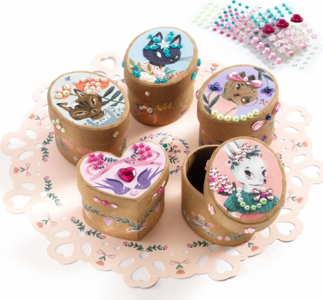 Djeco Zestaw kreatywny Pudełka do ozdabiania