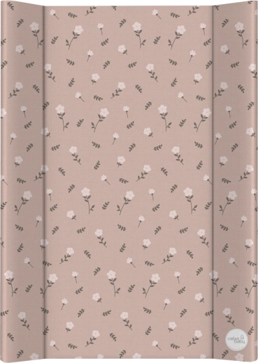 Ceba Baby twarda mata do przewijania ze sztywną płytą 50 × 70 cm basic petite blossoms