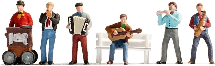 Noch – zestaw figurek uliczni muzycy
