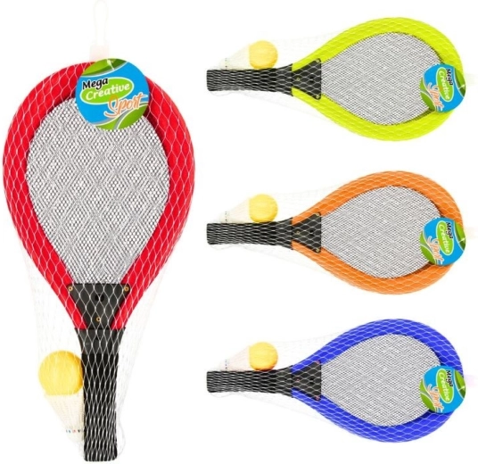 Dziecięcy zestaw plażowych rakietek z piłeczką i koszyczkiem
