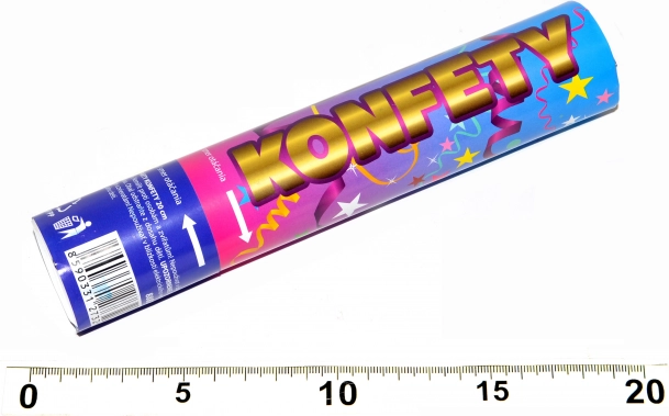 Konfetti imprezowe strzelające - 20 cm