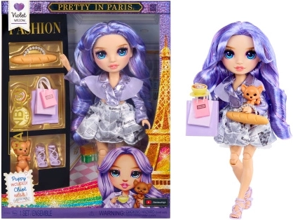 Rainbow High modowa lalka w Paryżu Violet