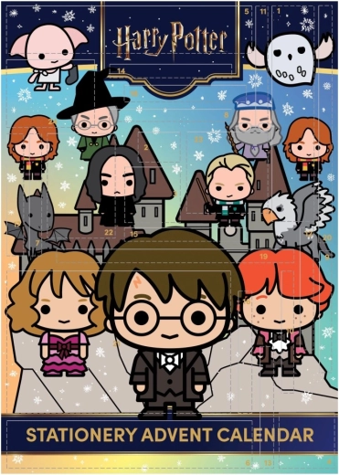 Kalendarz adwentowy Harry Potter z artykułami papierniczymi