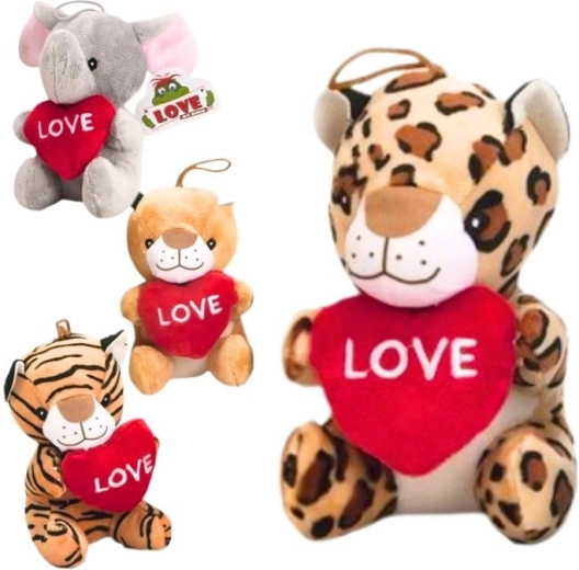 pluszowe zwierzątko z serduszkiem – 4 rodzaje