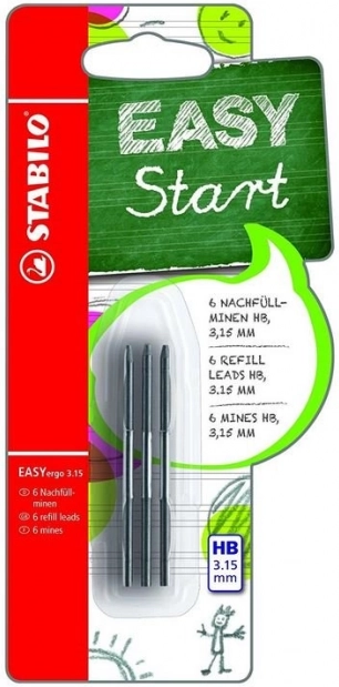 Wkłady grafitowe do ołówka STABILO EASYergo 3,15 mm