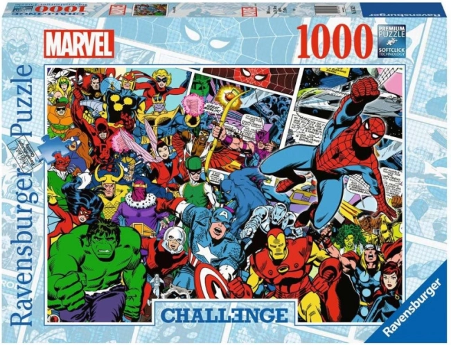 Ravensburger wyzwanie puzzle Marvel 1000 elementów
