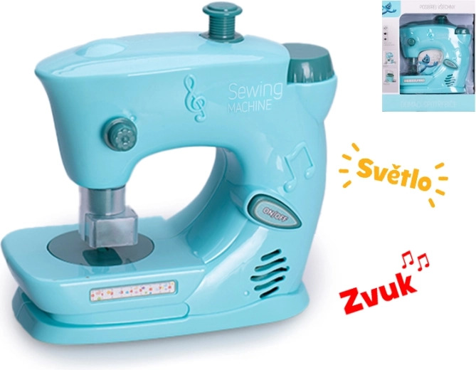 Dziecięca maszyna do szycia ze światłem i dźwiękiem, 15 × 15 cm