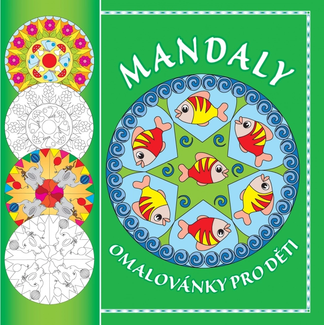 Mandale – kolorowanki dla dzieci