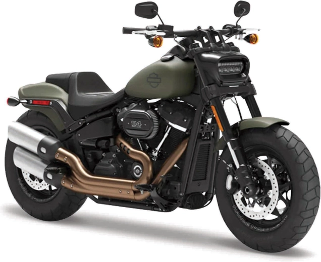Maisto Harley-Davidson Fat Bob 114 1:18 zielony