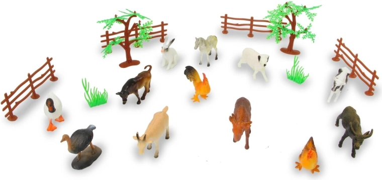 Jamara Farm Animals – zestaw zwierząt gospodarskich 20 elementów
