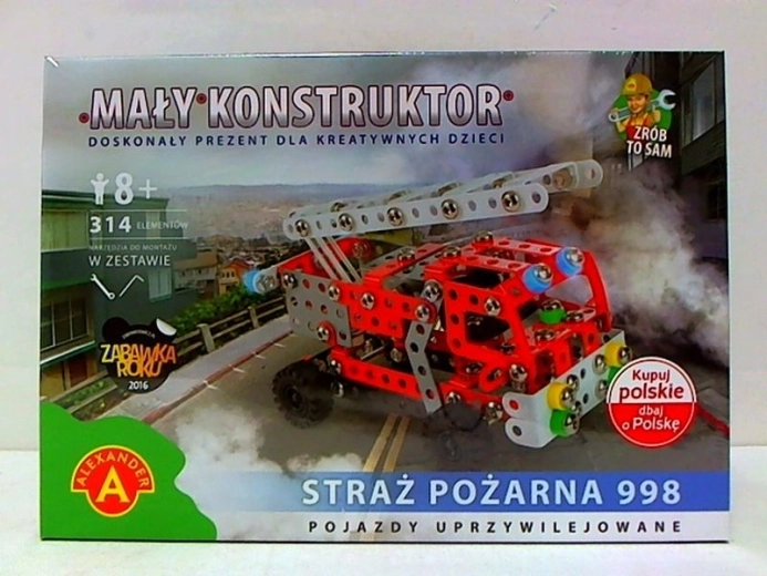 Mały konstruktor – wóz strażacki