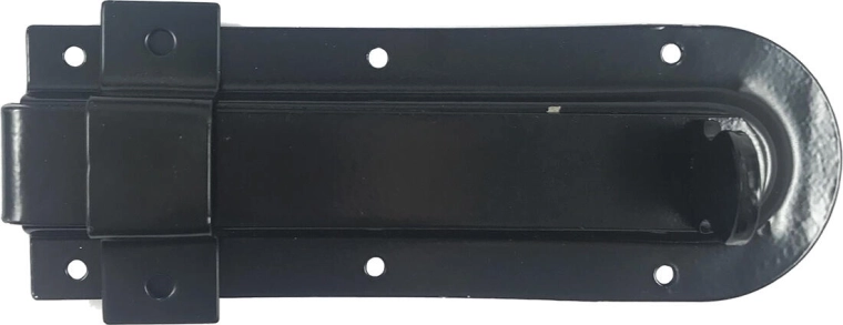 Zasuwka AGS 120 mm czarna – zestaw z elementem przeciwstawnym