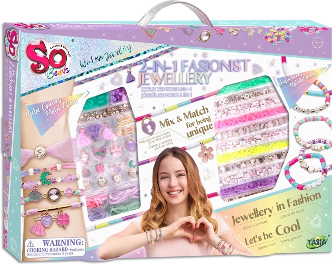 TASIA zestaw jubilerski 2w1 do tworzenia łańcuszków i zawieszek