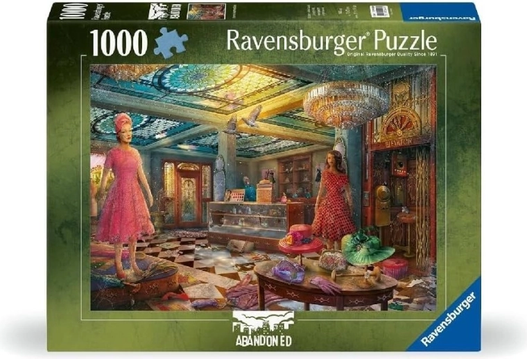 Puzzle Ravensburger Abandoned: Opuszczony dom towarowy 1000 elementów