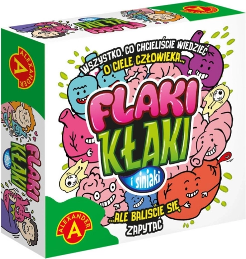 Gra rodzinna Flaki Kłaki - Odkryj tajemnice ludzkiego ciała