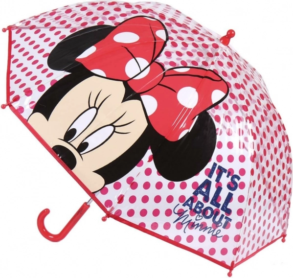 Cerdá dziecięcy parasol manualny Disney Minnie czerwony