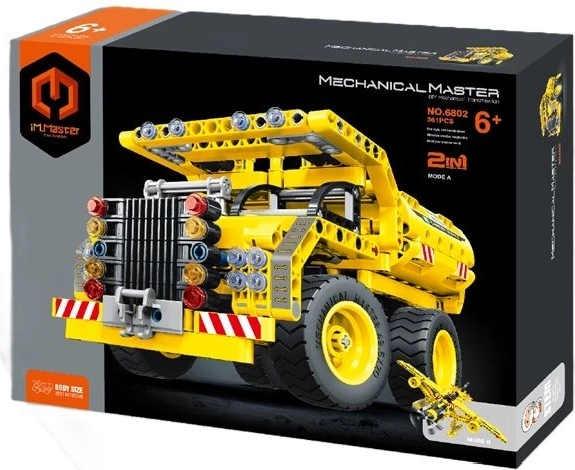 Mechanical Master 2w1 klocki konstrukcyjne – wywrotka i szybowiec (361 elementów)