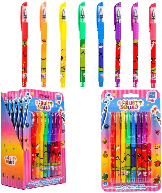 Pachnące długopisy żelowe - Zestaw 6 szt.