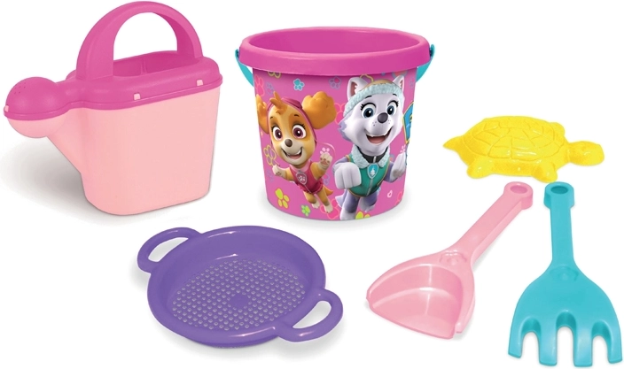 Wader zestaw do piasku 6 elementów Paw Patrol różowy