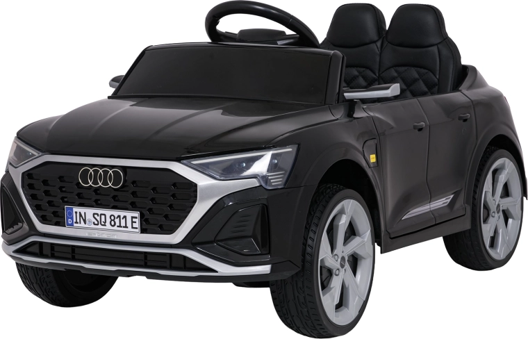 Dziecięcy samochód elektryczny Audi SQ8 czarny z pilotem zdalnego sterowania