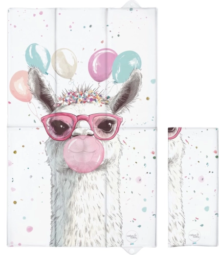 Ceba baby podróżna mata do przewijania basic crazy lama 80 × 50 cm