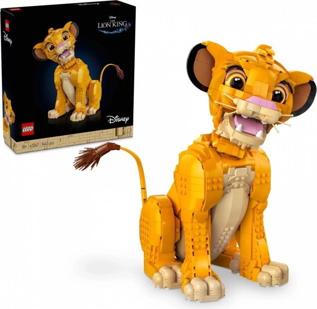 LEGO Disney 43247 Młody Simba z Króla Lwa