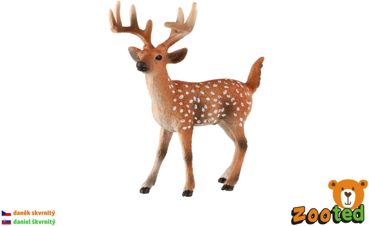 Zooted daniel europejski (daniel plamisty) – figurka 12 cm