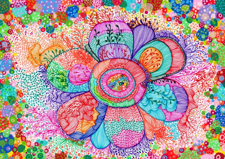 Puzzle Enjoy Kwiatowy rytm 1000 elementów