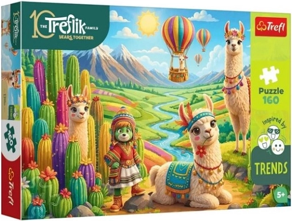 Puzzle dziecięce Trefl „Lamy” 160 elementów