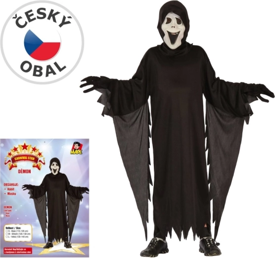 Dziecięcy karnawałowy kostium demon 110–120 cm