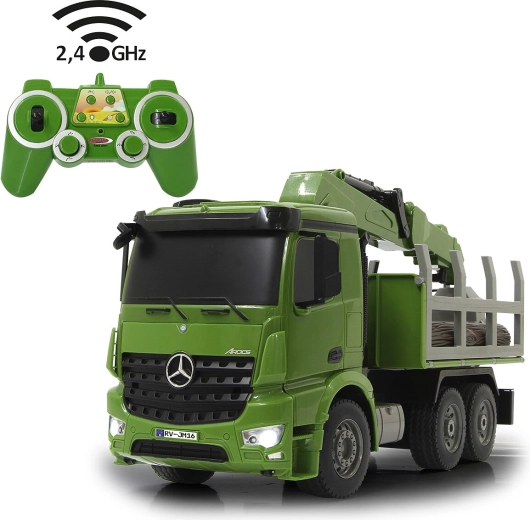 Jamara Mercedes-Benz Arocs RC leśny pojazd do transportu drewna 1:20 2,4 GHz