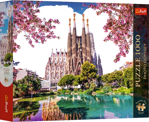 Puzzle 1000 elementów Photo Odyssey: Sagrada Família, Barcelona – Trefl