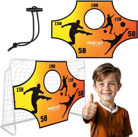 Neo-Sport plachta celnościowa na bramkę piłkarską 180 × 120 cm