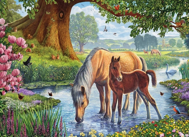 EUROGRAPHICS Puzzle Fell ponies 1000 elementów