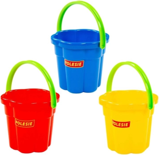 Duże plastikowe wiaderko kwiatek - 1 sztuka