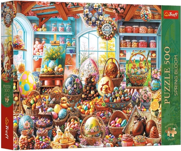 Trefl Premium Plus puzzle Spring Bloom: Wielkanocna cukiernia (500 elementów)