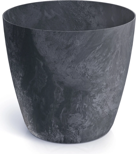 Doniczka z efektem betonu 13,8 cm antracyt