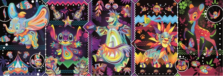 CLEMENTONI Puzzle panoramiczne Klasyka Disneya 1000 elementów