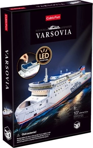 Puzzle 3D Cubic Fun prom Varsovia - 1 szt.