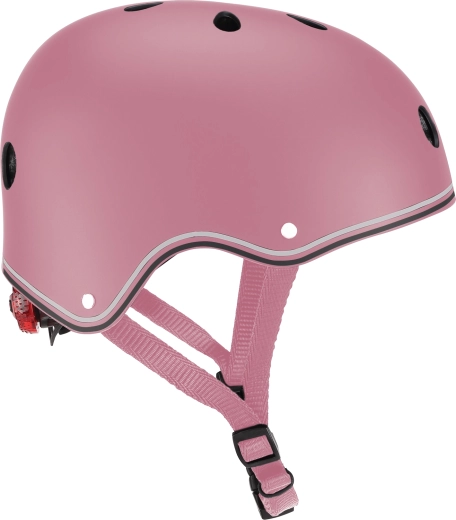 Kask dziecięcy Globber Primo XS/S z tylnym światłem LED, różowy