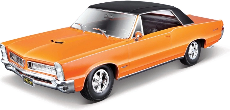 Maisto 1965 Pontiac GTO Hurst edition pomarańczowy model samochodu 1:18