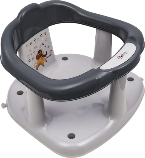 Maltex siedzisko do wanny Minimal Konik – stalowoszare