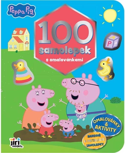 Świnka Peppa: kolorowanka z ponad 100 naklejkami